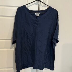 NWOT Navy Blue Women's Top